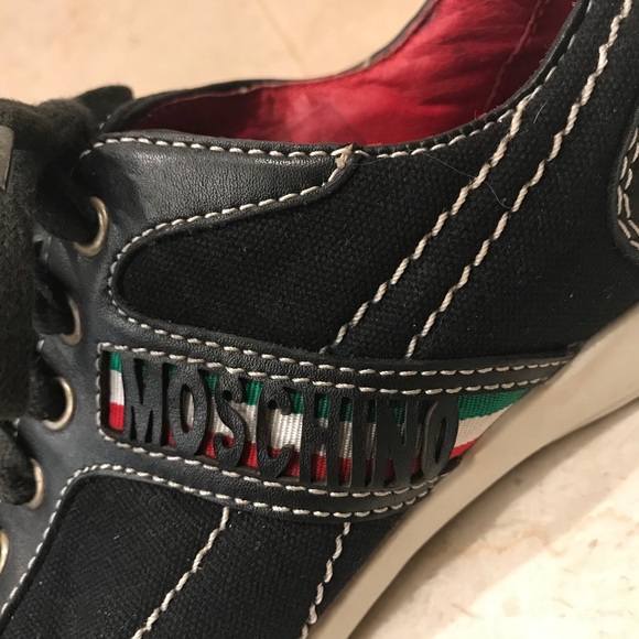 Vintage Moschino Sneakers, RARE, leather &… - Picture 7 of 16